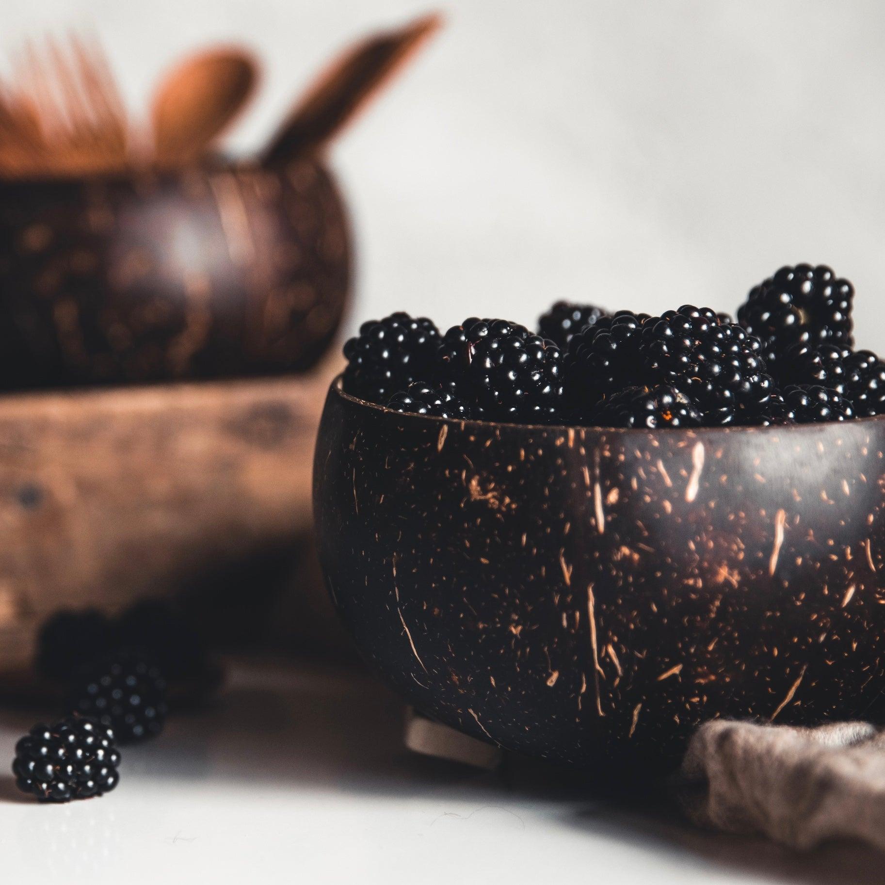 Jumbo Coconut Bowl Bundle (2pc) | Save 10%! - Coco Bowls | Organic Coconut Bowls | Bamboo Straws | Zero Waste Goods