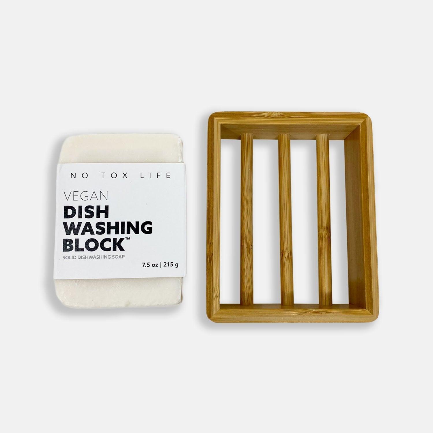 Dish Washing Block | 6oz - Coco Bowls | Organic Coconut Bowls | Bamboo Straws | Zero Waste Goods